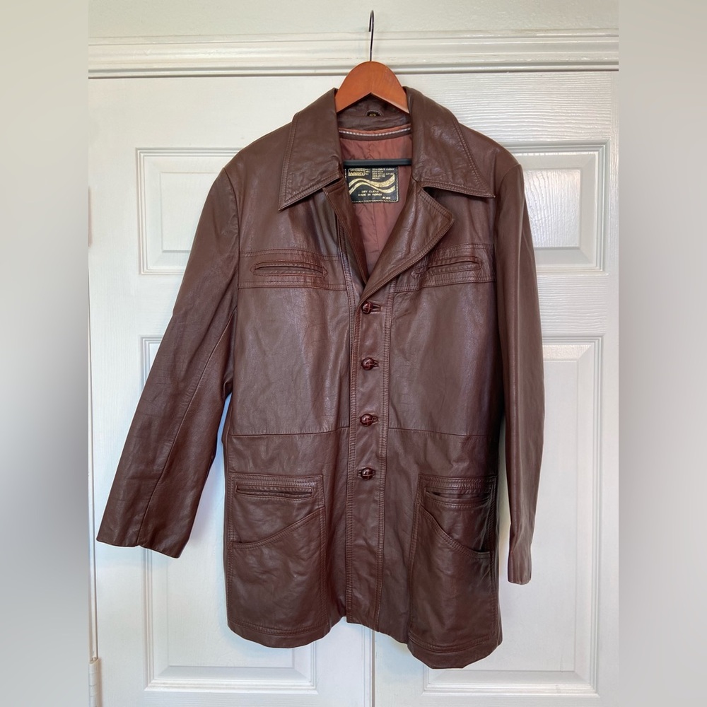 Vintage Montgomery Wards Jacket Leather
